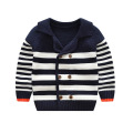 Korean Style Winter Woolen Child Sweater Designs Kids Boys Fancy Knitted Cardigan Sweater